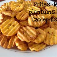Frites de plantains mûrs